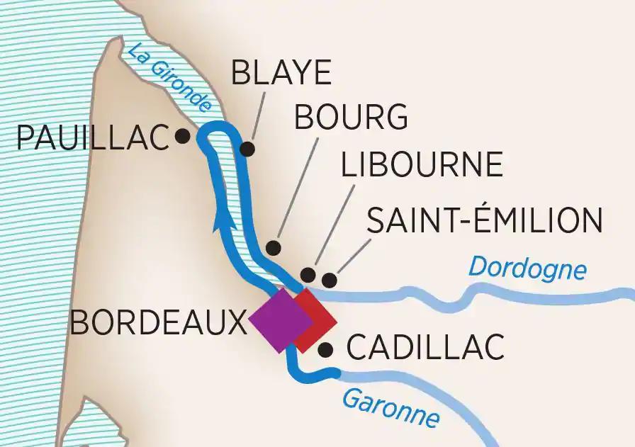 CRUCERO FLUVIAL DE LUJO SABORES DE BURDEOS AMADOLCE AMAWATERWAYS TASTE OF BORDEAUX SABORES DE BORDEAUX SABOR DE BURDEOS VINOS DE BURDEOS BIDAIAK CREUERS CROISIERE RIVER CRUISES LUXURY RIVER CRUISE